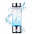Bouteille à eau hydrogène portable avec éclairage LED bleu